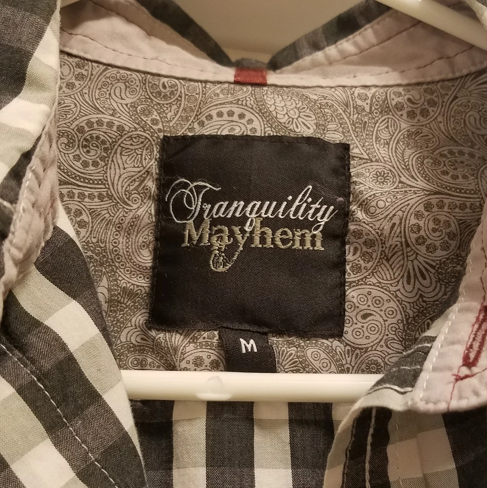 Plaid Button Down NEW - Picture 2 of 6